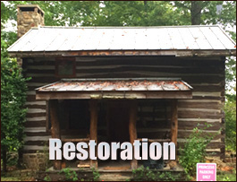 Historic Log Cabin Restoration  Fort Deposit, Alabama